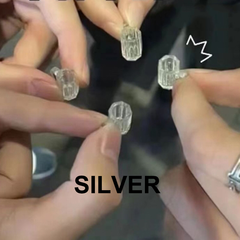 Silver 0.5 0.8 1.0 Mini Cup Packed in Foam By Air