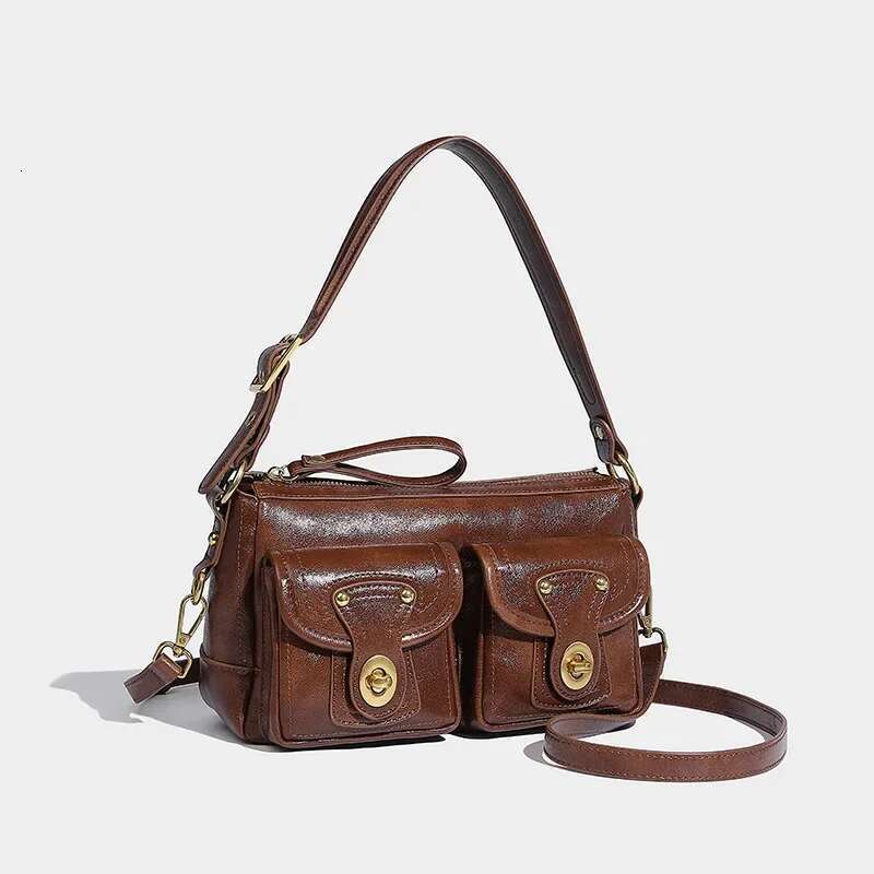 Korean Style Fashionable Versatile Women's Handbag Vintage Niche Design Sensibility Shoulder Bag For Daily Commute