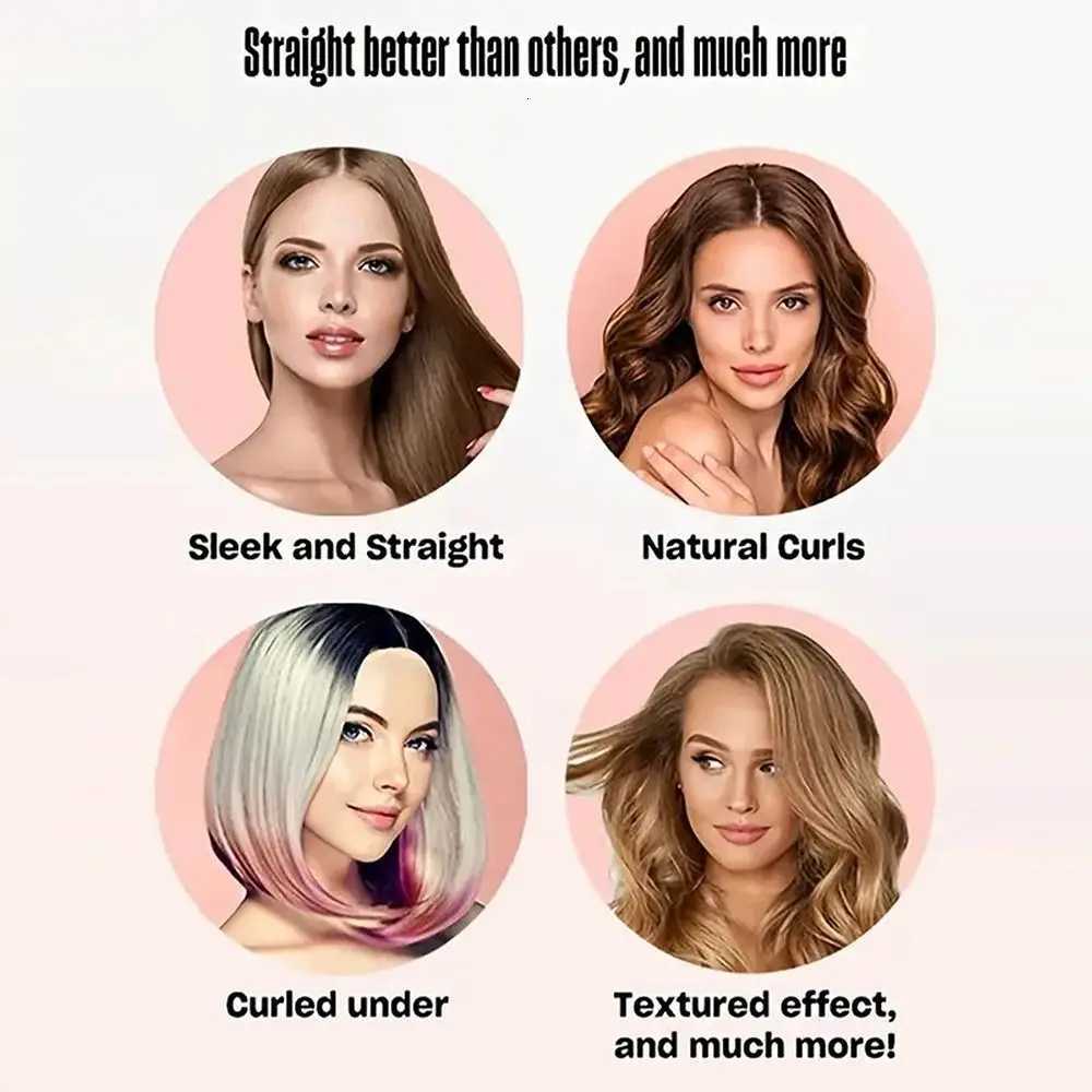 New Wireless Hair Straightening Mini 2in1 Hair Curler Improve Frizzy Hair Fast Heating Splint for Student DormitoryT251122