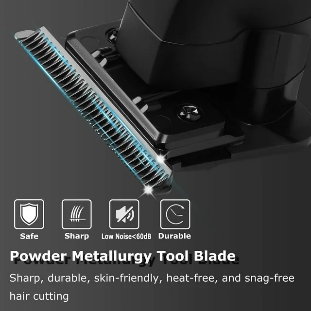 Kemei Men's Cordless Hair Clipper Electric Hair Clipper Zero Gap Trimmer HairCut