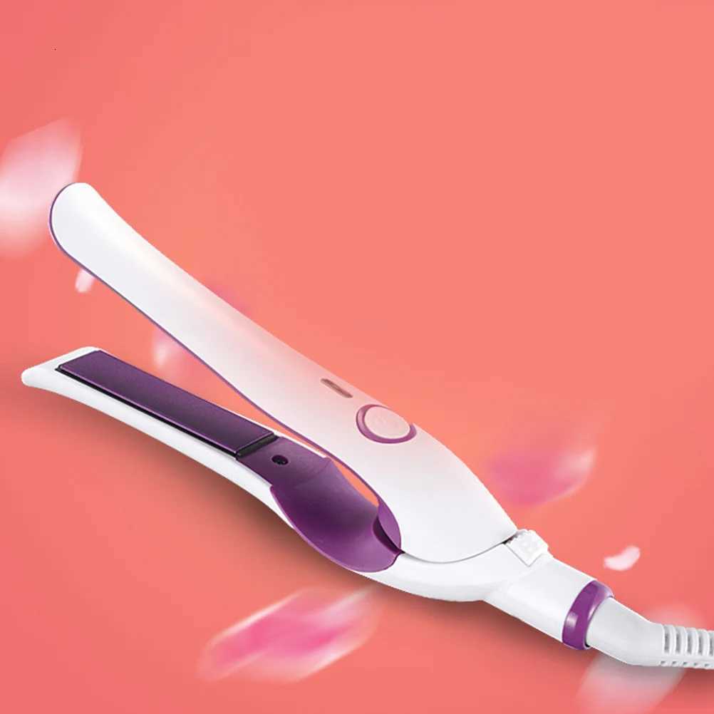 1Pcs Electric Hair Straightener and Curler Purple Ionic Styling Clamp for Fragile to Thick Hair Salon Home Waver ToolT251122