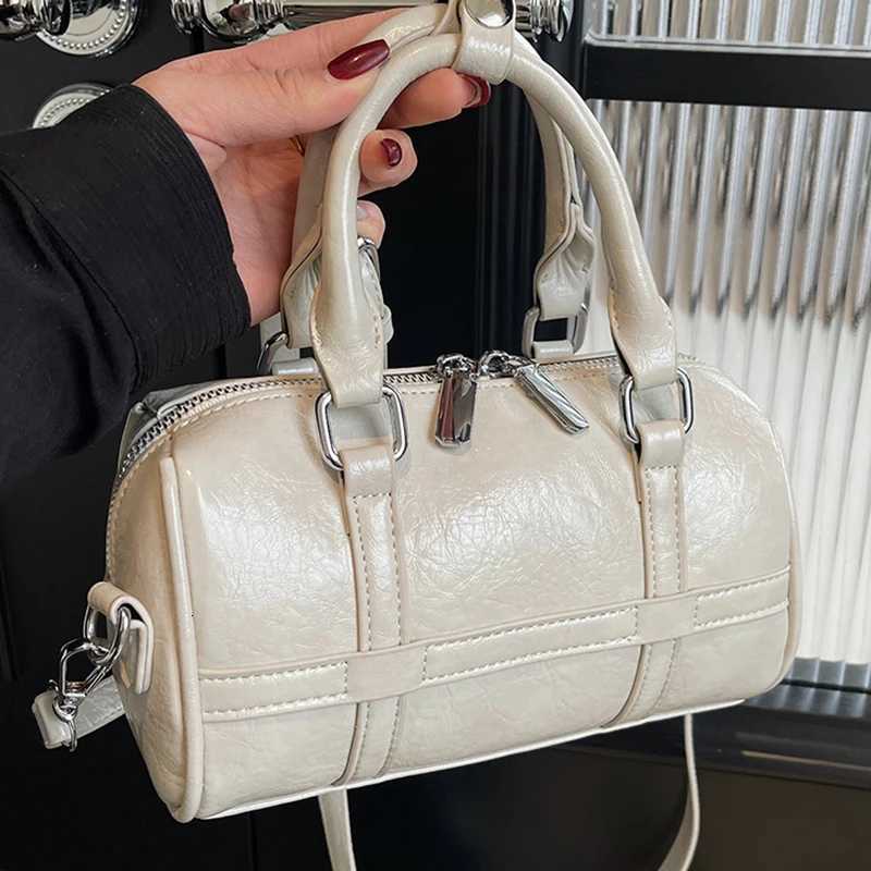 Fashionable Simple Handbags Pu Leather One Shoulder Bag For Women Trendy Solid Colour Crossbody Bags Commute Phone PurseT251122