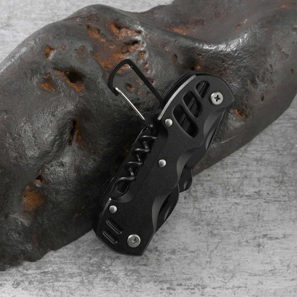 Multifunctional Folding Knife Portable Stainless Steel Pocket Knife Outdoor Camping Emergency Combination Tool Gear J251121