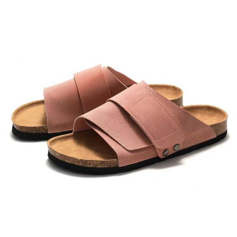 Mens Cork Slippers Casual Breathable and Comfortable Sandals Summer Flip up Slippers Beach Mill Outdoor Non slip Shoes Young and Fashionable Couple M2
