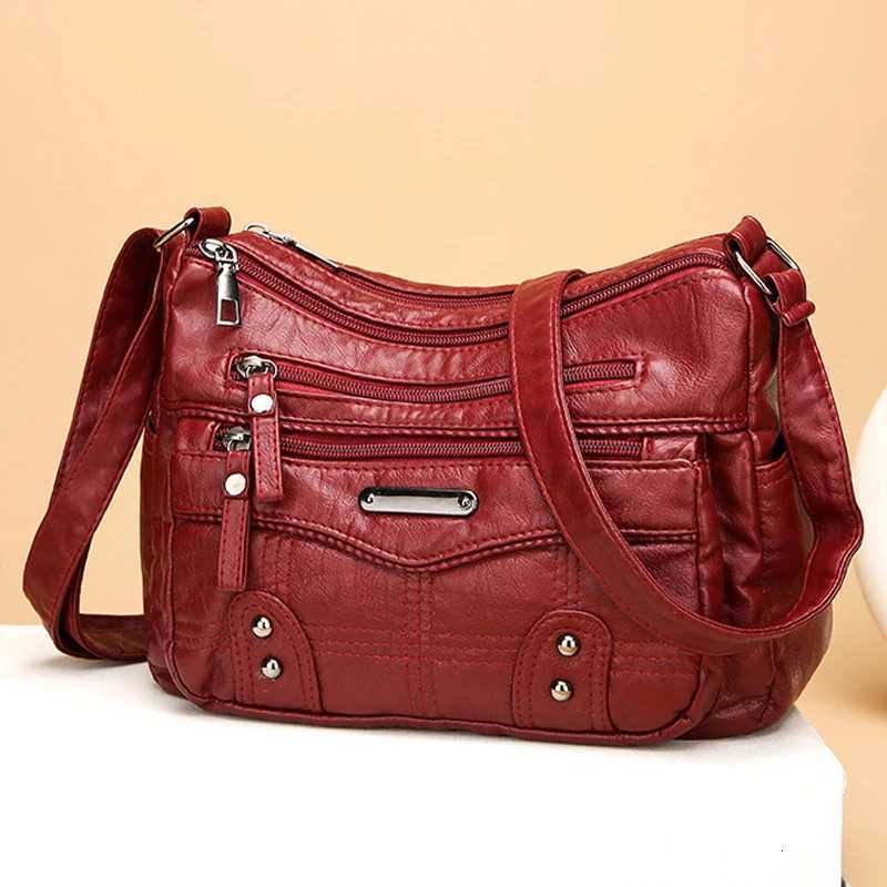 Women Fashion High Quality Leather Handbags Purses Female Retro Shoulder Crossbody Messenger Bag Luxury Designer Sac for LadiesT251122