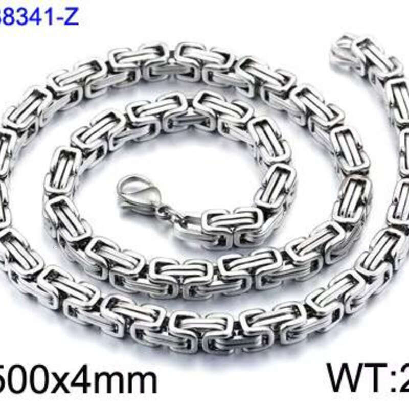 Fashionable and Dominant Imperial Chain sterling silver Gold-Plated Geometric Design Statement Necklace for Men