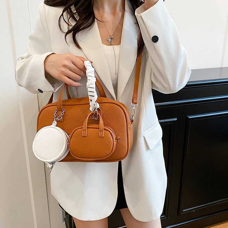 Fashion Women PU Leather Handbags High Quality Ladies Shoulder Messenger Bags for Women Casual New Female Zipper Crossbody BagT251122