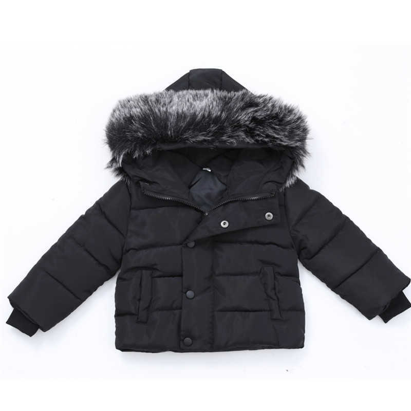 Hooded Parkas Infant Hooded Down Coat Baby Coat Warm Thick Jacket Toddler Down Jacket Kids Outfit L250814