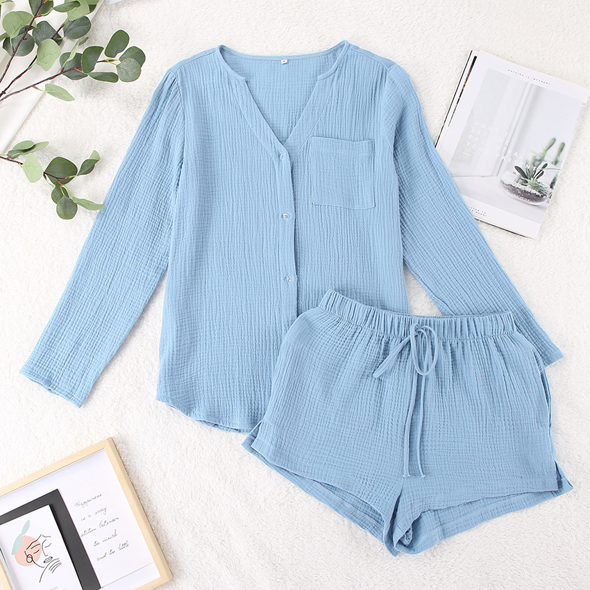 B889-New long-sleeved pajamas women's trousers large size cute cartoon pajamas women's winter home clothes suit