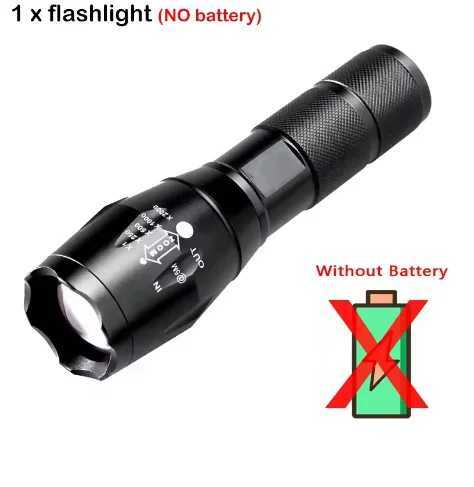 High Power LED Flashlights Camping Torch 5 Light Modes Zoom Light Aluminum Alloys Waterproof Material External 18650 Battery C251122