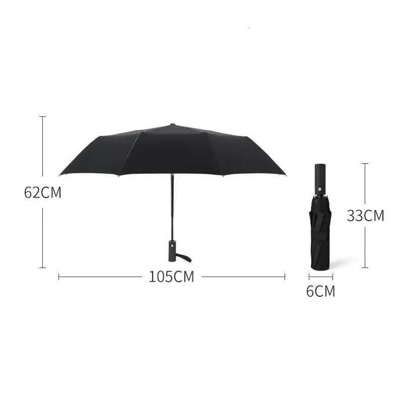 12 Bones Windproof Double Layer Resistant Umbrella Fully Automatic Rain Men Women Luxury Business Male Large Umbrellas ParasolM251122