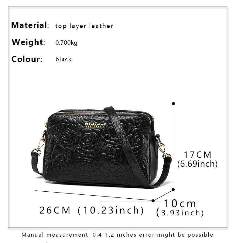 Aidrani Fashionable Single Shoulder Crossbody Women S Bag Made Of Cowhide Material With Floral Patterns Printed On It Bag