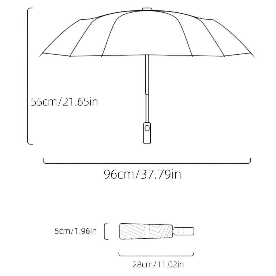 1 piece of compact fully automatic transparent feather umbrella suitable for taking photos couple umbrella windproof rainproof sM251122