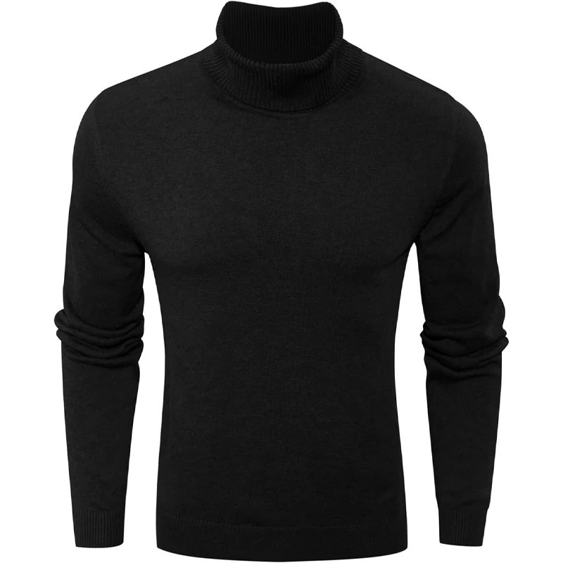 Animal Game Winter Mens Warm Cold Blouse Turtleneck Sweater Woolen Knitwear Pullover Outdoor Casual Knit Men 251107