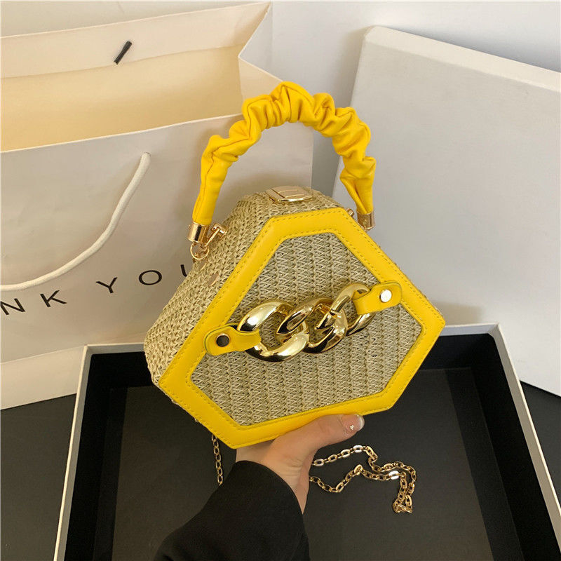 new niche design handbag trend woven personalized crossbody trend bag chain high review beauty style crossbody bag