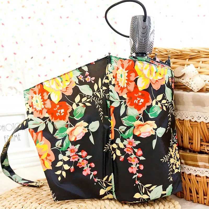 Fully Automatic Big Umbrella Parasol Windproof Reinforced UV Sun Protection Three Folding Umbrella Male Female Umbrellas TravelM251122