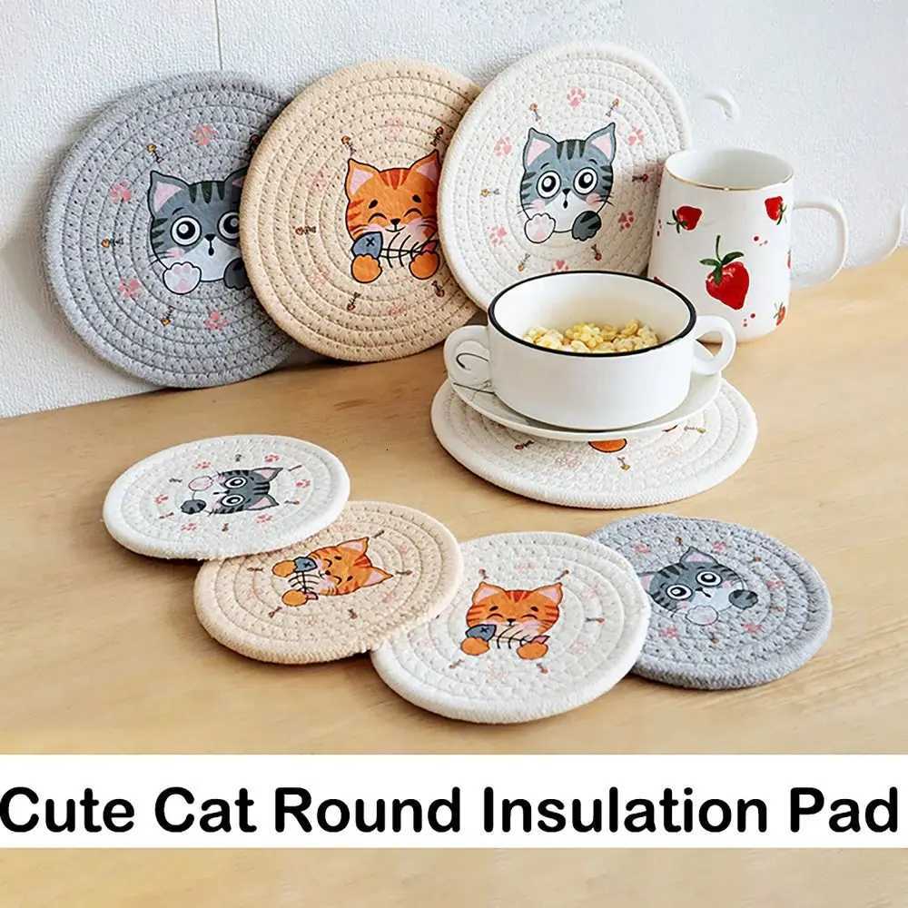 Special Design S/L Coasters Tableware Waterproof Bowl Dish Pot Mats Cotton Heat Insulation Pad for Home Kitchen C251122
