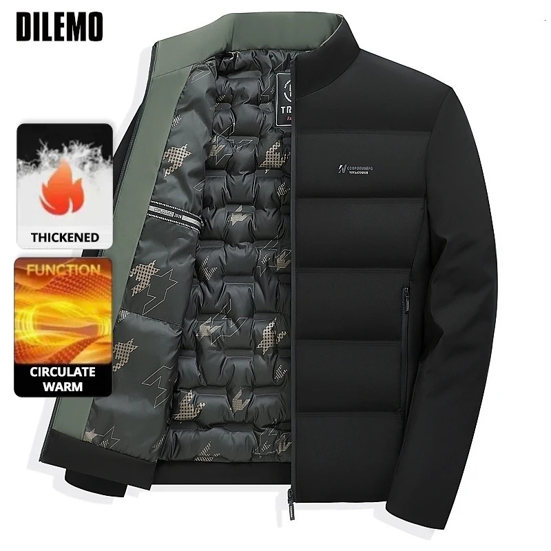 Top Grade Mens Winter Short Parka Jacket Windbreaker Coats Bubble Puffer 2025 Casual Fashion Quilted Outerwear 251104