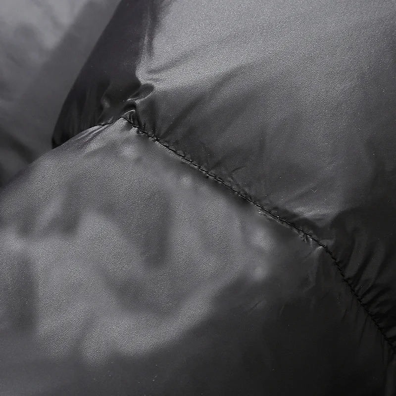 2025 Winter Coat Mens Black Gold Down Padded Jacket Thick Hooded Warm Short Fashion Men 251110