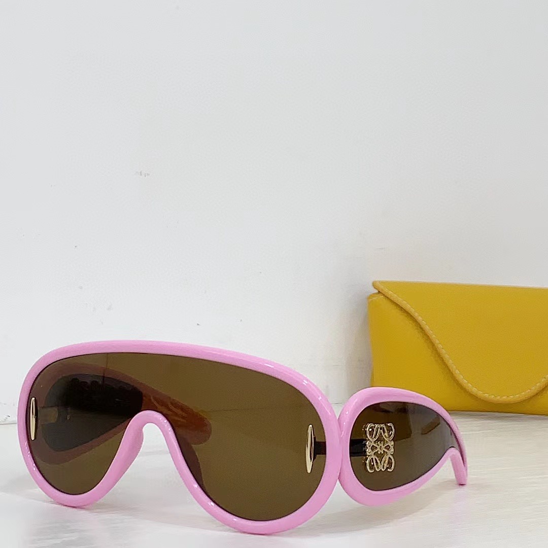 Pink Sunglasses Spanish fashion lw40108i luxury designer 2025 sun glasses for men and women with box