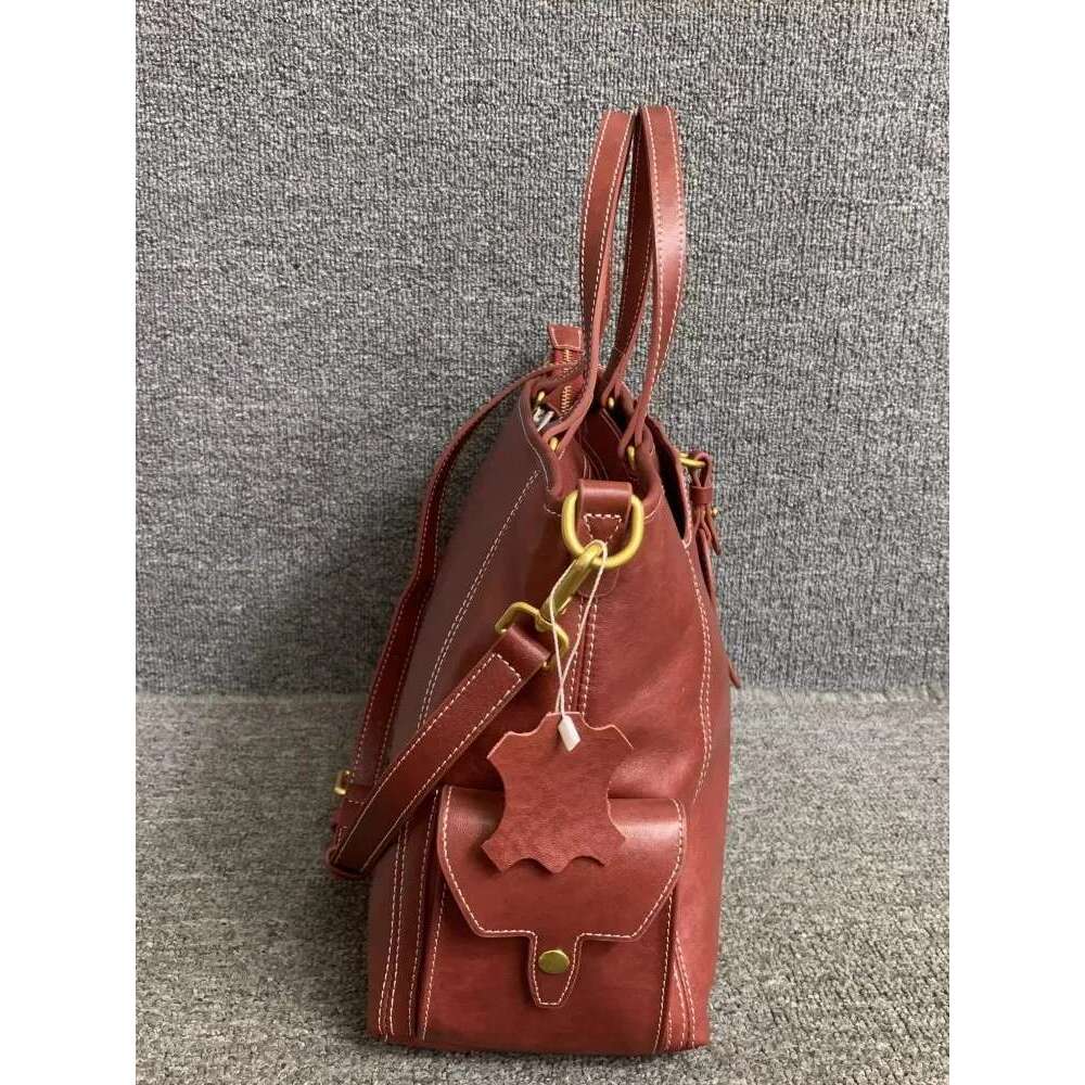 Designer Office Ladies Solid Color Cowskin Genuine Leather Tote Handbag Zipper Fashion Single Shoulder Bag Women Crossbody Bags Bag