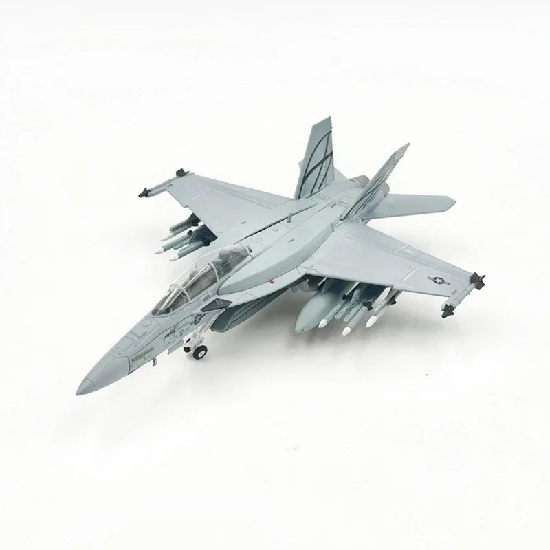 1/100 Scale Model Toys F18 F-18 Supper F/A-18 Hornet Strike Fighter USAF Aircraft Diecast Metal Plane Model Toy 250421