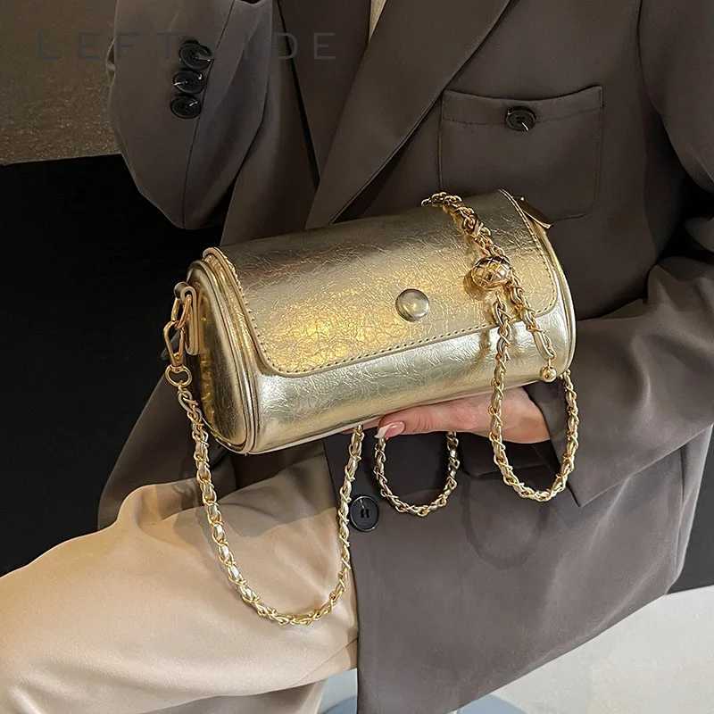 Small Sier Crossbody Bags For Wen 2024 Korean Fi Designer Fems Bucket Bag Lady Chain Gold Handbags And Purses Z250226