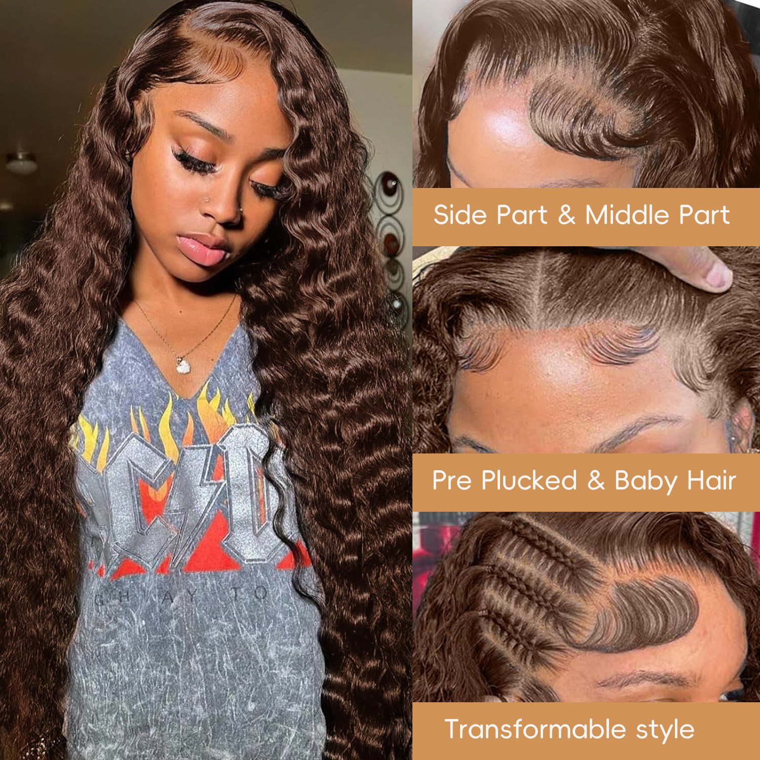 280density Highlight Piano Human Hair Wigs Pre Plucked for Woman Glueless Black Wigs Preplucked Heat Resistant Human Hair 13X4 HD Lace Frontal Really 