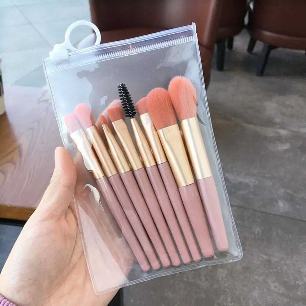 8 PCS Cosmetics Foundation Blush Powder Eyeshadow Blending Makeup Brush Soft Fluffy Makeup Brushes Beauty Tools Make Up Brushes C251122