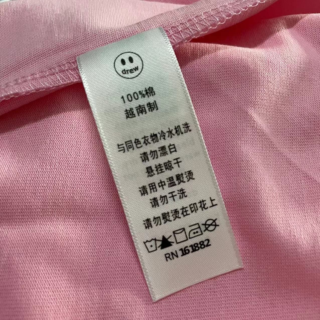 Drew House Drew tee Classic English letter print men's and women's loose short-sleeve T-shirt streetwear