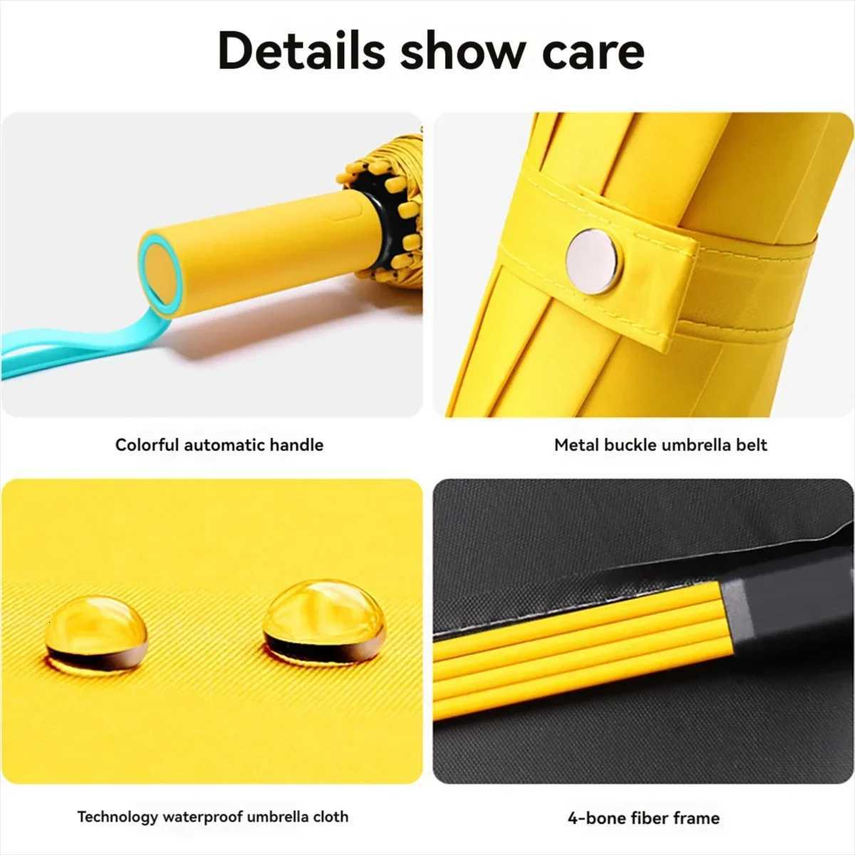 Super Strong Windproof Automatic Folding Men Umbrella 72/80 Bone Reinforced Large Rainproof Sun UV Protection Umbrellas WomenM251122