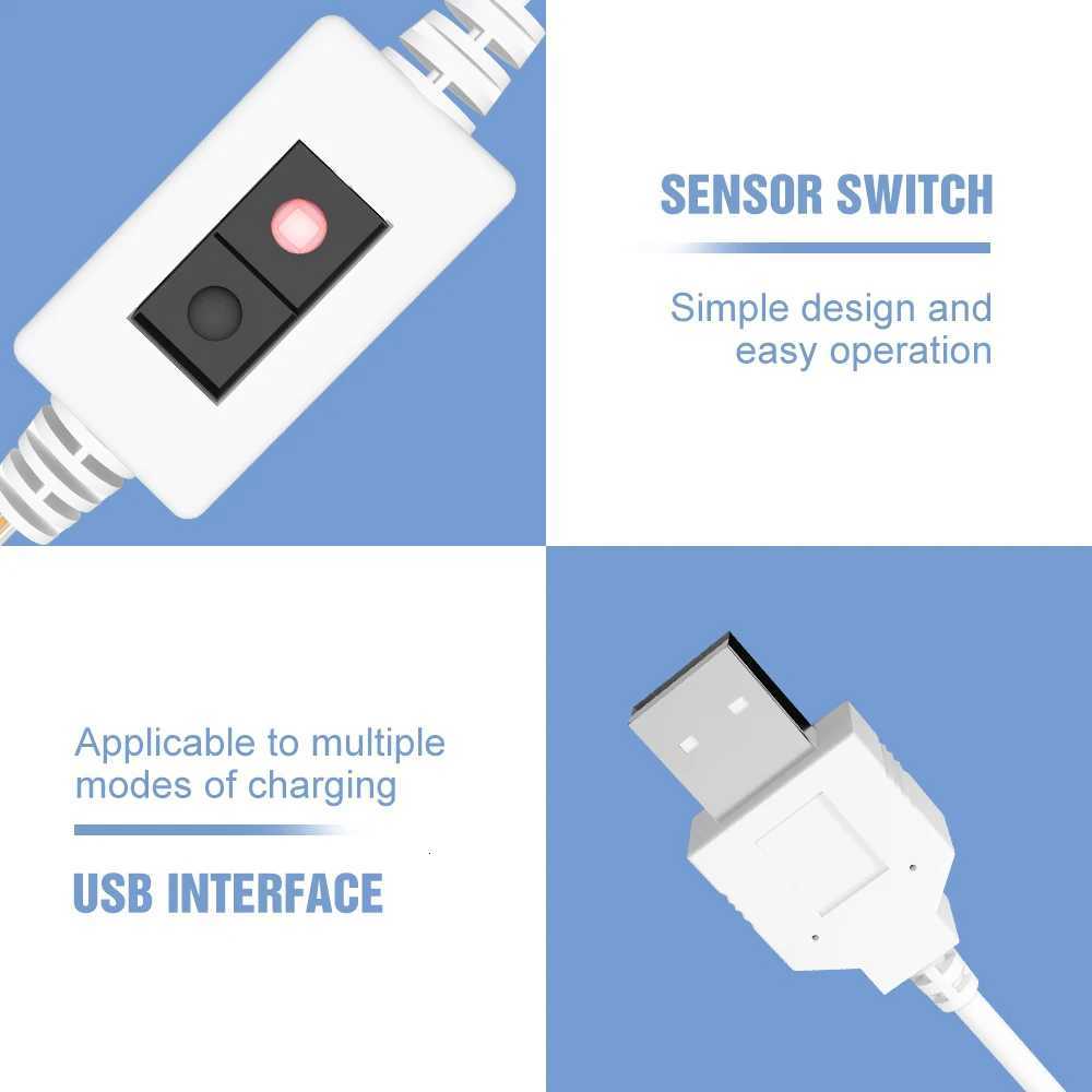 LED Vanity Mirror Lights Dressing Table Lamp Hand Sweep Sensor Dimmable Wall Lamps Home Room Bedroom Bathroom Mirrors Decoration M251122