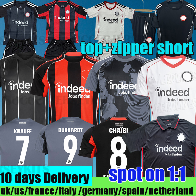 25 26 EintrachtS Frankfurt Soccer Jerseys 125 th EKITIKE MARMOUSH DINA EBIMBE KNAUFF M.GOTZE CHAIBI SKHIRI RODE KOCH 2024 2025 Football shirts