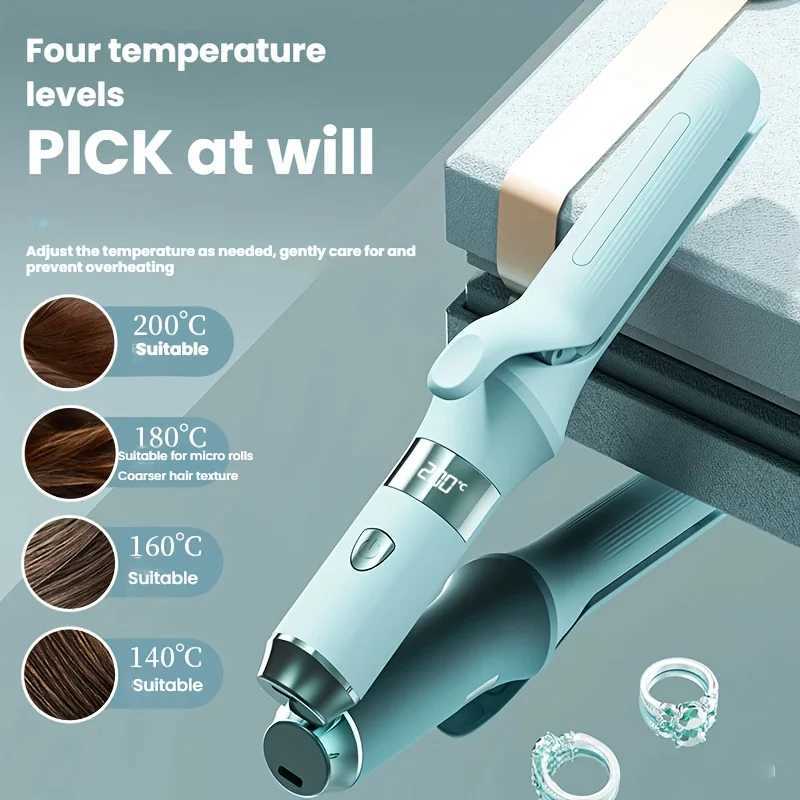 Curler Hair Straightener 3 In 1 Mini Hair Iron Professional USB Negative Ion Essential Oil Hair Care Hairdressing Portable ToolT251122