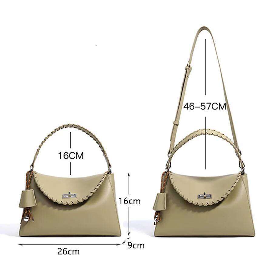 2025 New French Women's Niche Design High End Functional Female Shoulder Crescent Messenger Hobo Bag