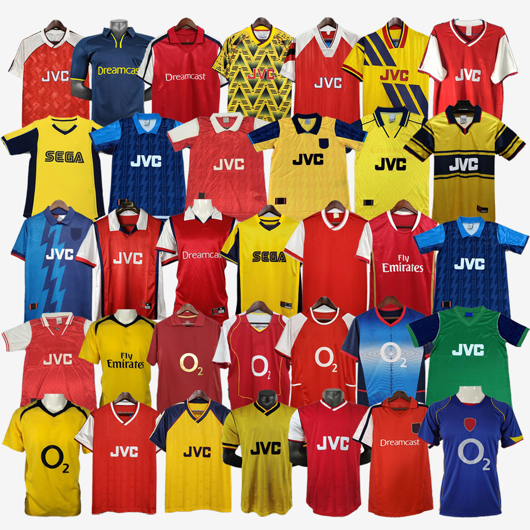 25 26 27 ARsEn soccer jerseys RAYA RICE SAKA BERGKAMP COLE HENRY V.PERSIE retro football shirt T 90 91 92 93 94 95 96 97 98 99 00 01 05 06 07 08 Classic ArsenalArsenal Vintage
