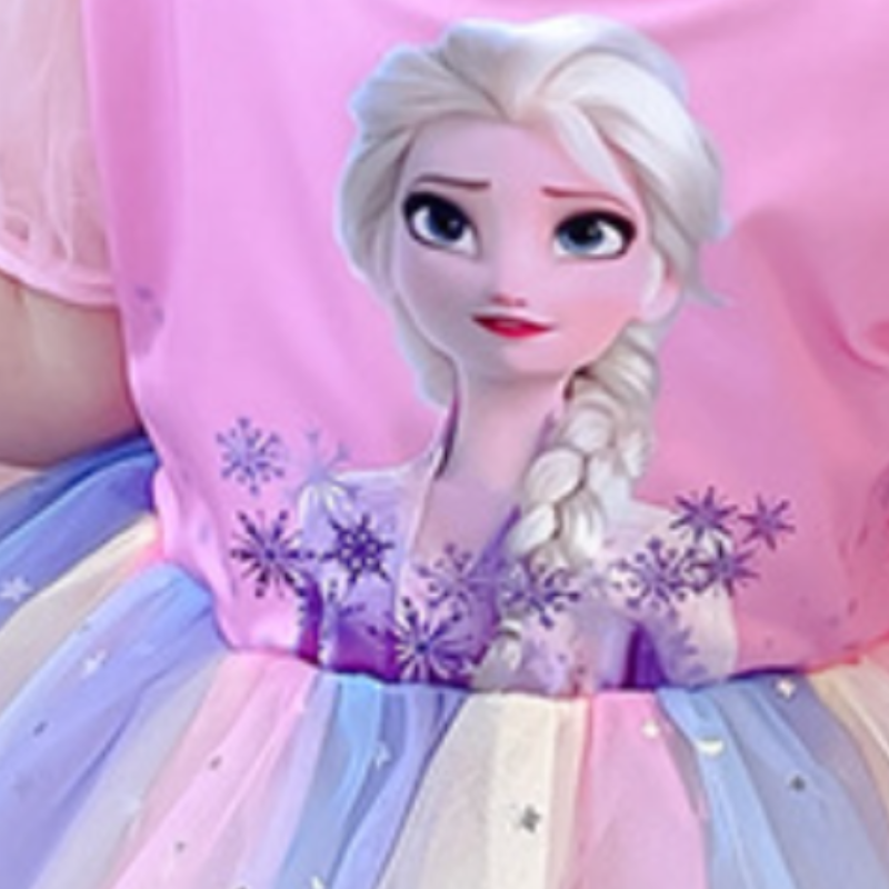 DISNEY Frozen Elsa Princess Baby clothes kids designer clothes baby girls spring and summer children's clothes children's vest dresses baby 