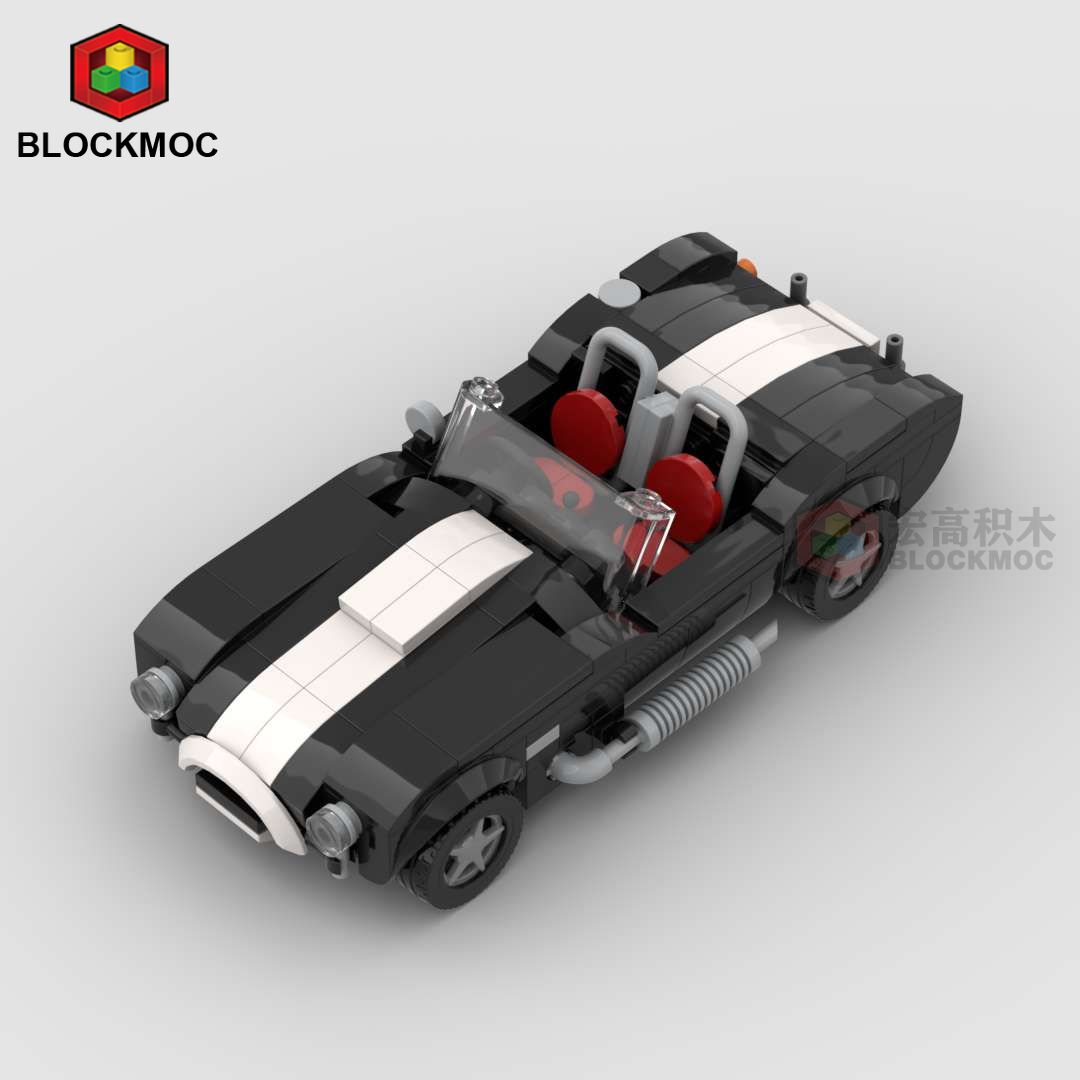 MOC Bricks Technical AC Shelbyed Cobraed 1962 Speed Super Cars Techniced Building Blocks Set Kids Toys Gifts For Boys & Girls