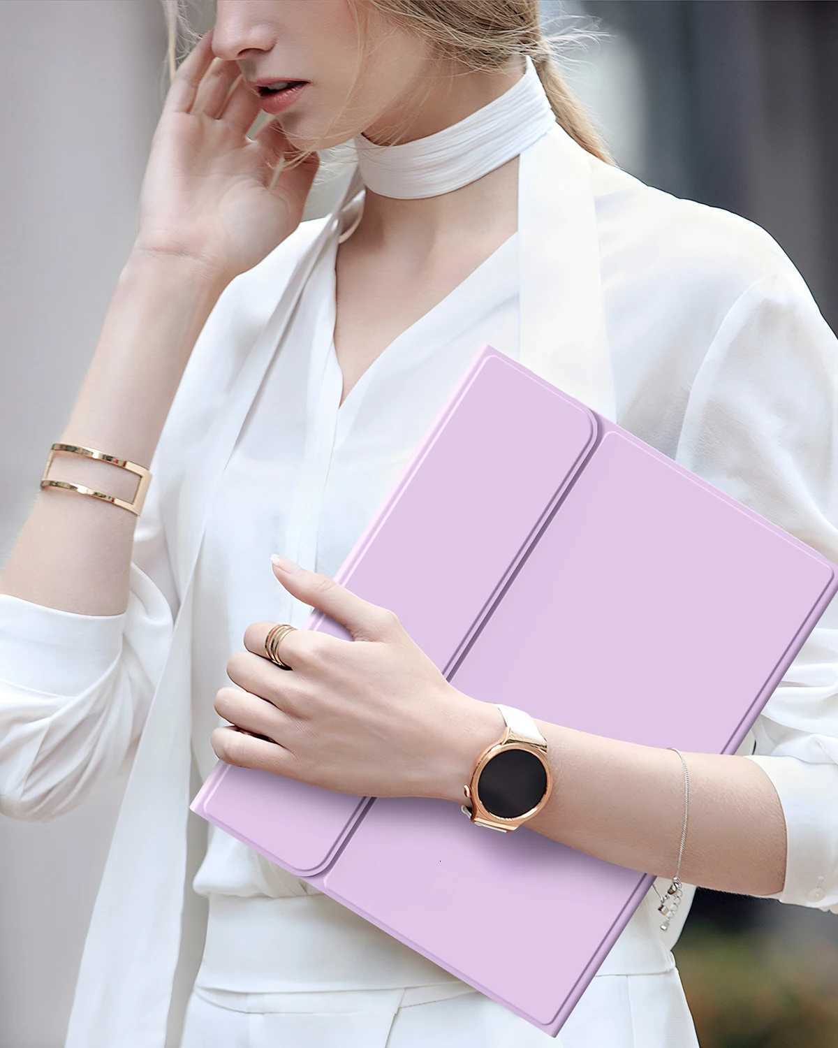 RBP Keyboard Case for iPad Air 11 inch M3/M2 2024/2025iPad Air 5th/4th Generation with Pencil Holder7 Backlit Keyboard H251122