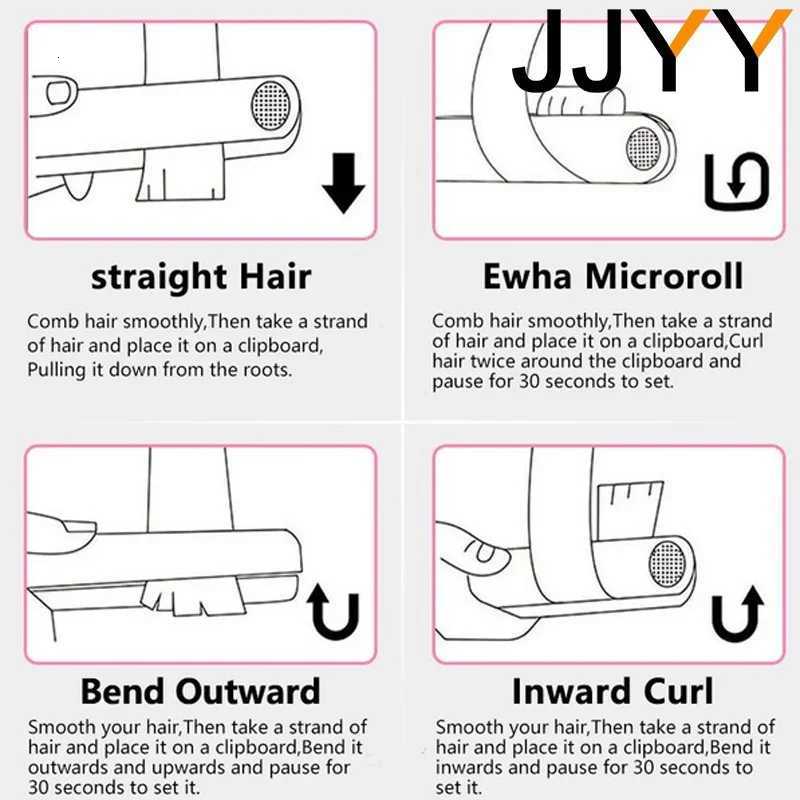 Mini Hair Curling Iron Straightener Small Electric Dual Purpose Bangs Splint for Straight Curly HairT251122