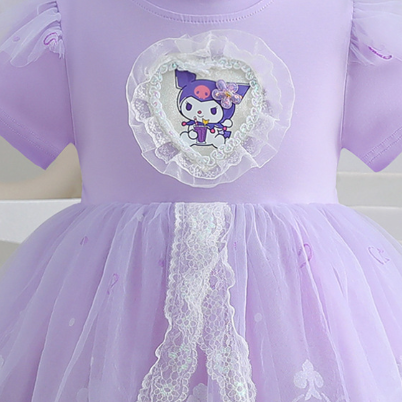 DISNEY Children's designer clothing baby princess dress kids dress girls' Lolita dress children's girl clothes Kuro Mi summer dress pri