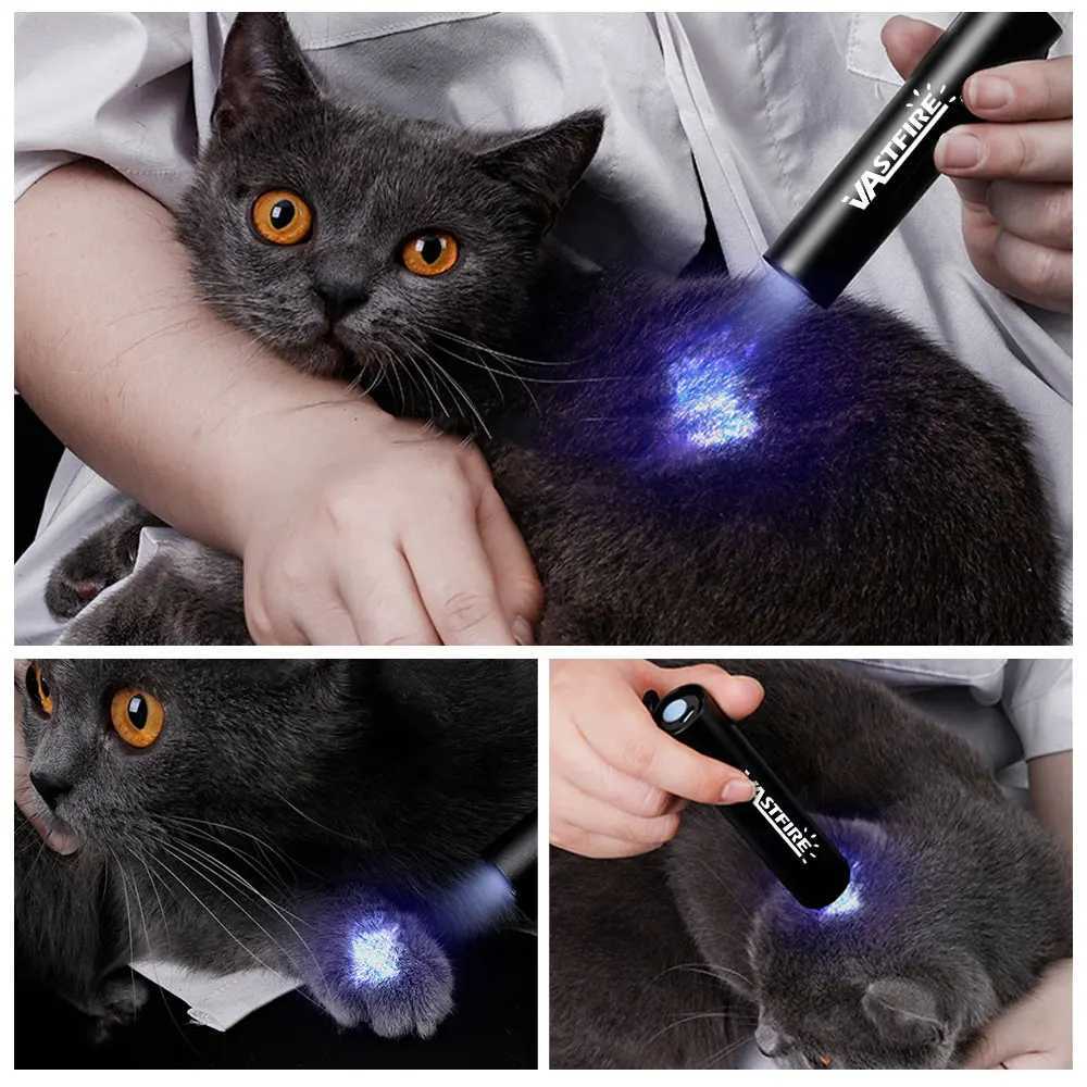 Mini Ultraviolet Handheld Torch 365nm UV Flashlight Purple Torch Jade Money Detector Pet Urine Stains Detector C251122