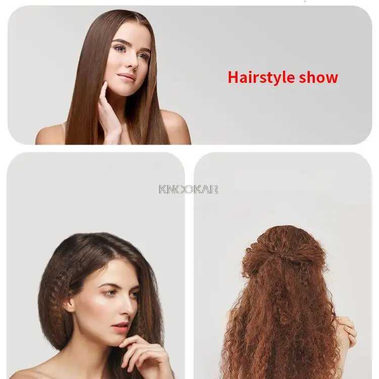 Professional Hair Straightener Flat Curling Iron Ceramic Tourmaline Temperature Control Hair Waves Plate Curler Styling Tools 33T251122