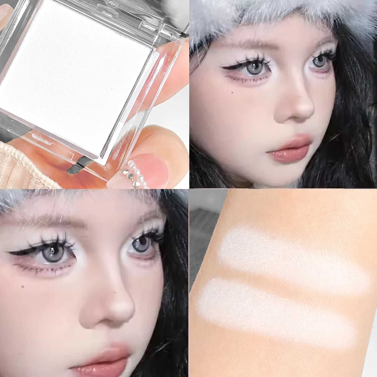 Hisyi Matte Monochrome Eyeshadow Palette Natural Light Highlighter Powder For Delicate Eye Contouring BrightensT251122