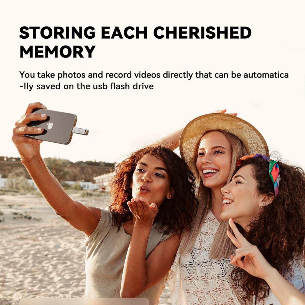 1 portable flash memory, 2TB/4TB large capacity USB memory, with TYPE-C OTG interface mobile phone computer dual-purpose U disk