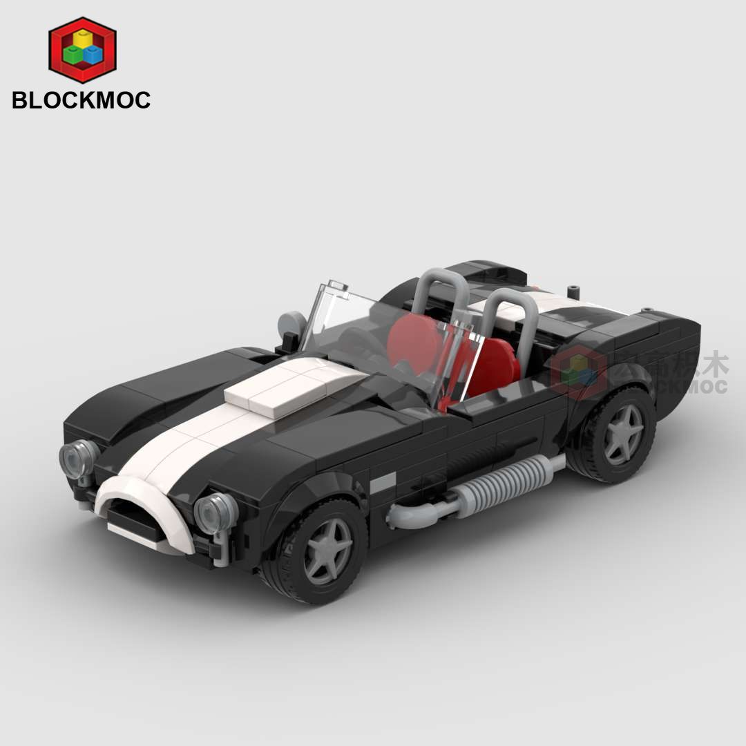 MOC Bricks Technical AC Shelbyed Cobraed 1962 Speed Super Cars Techniced Building Blocks Set Kids Toys Gifts For Boys & Girls