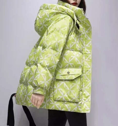 Mid Length Version Female Winter Clothes Padded Women Jacket Hooded Down Cotton Ladies Parkas Women's cotton clothes coat