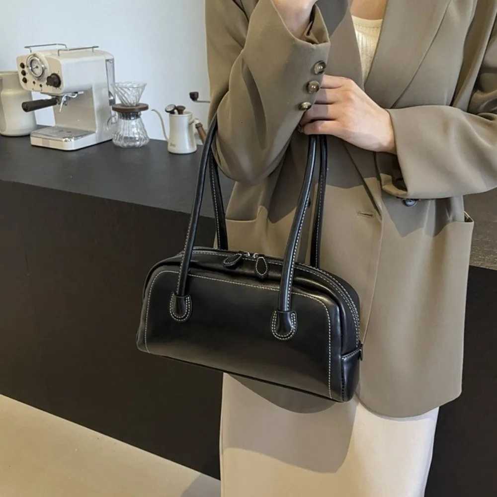 Fashion Large Capacity Women PU Shoulder Bag Korean Ins Style Personality PU Hobo Bag Portable Handbags Underarm Bag WomenT251122