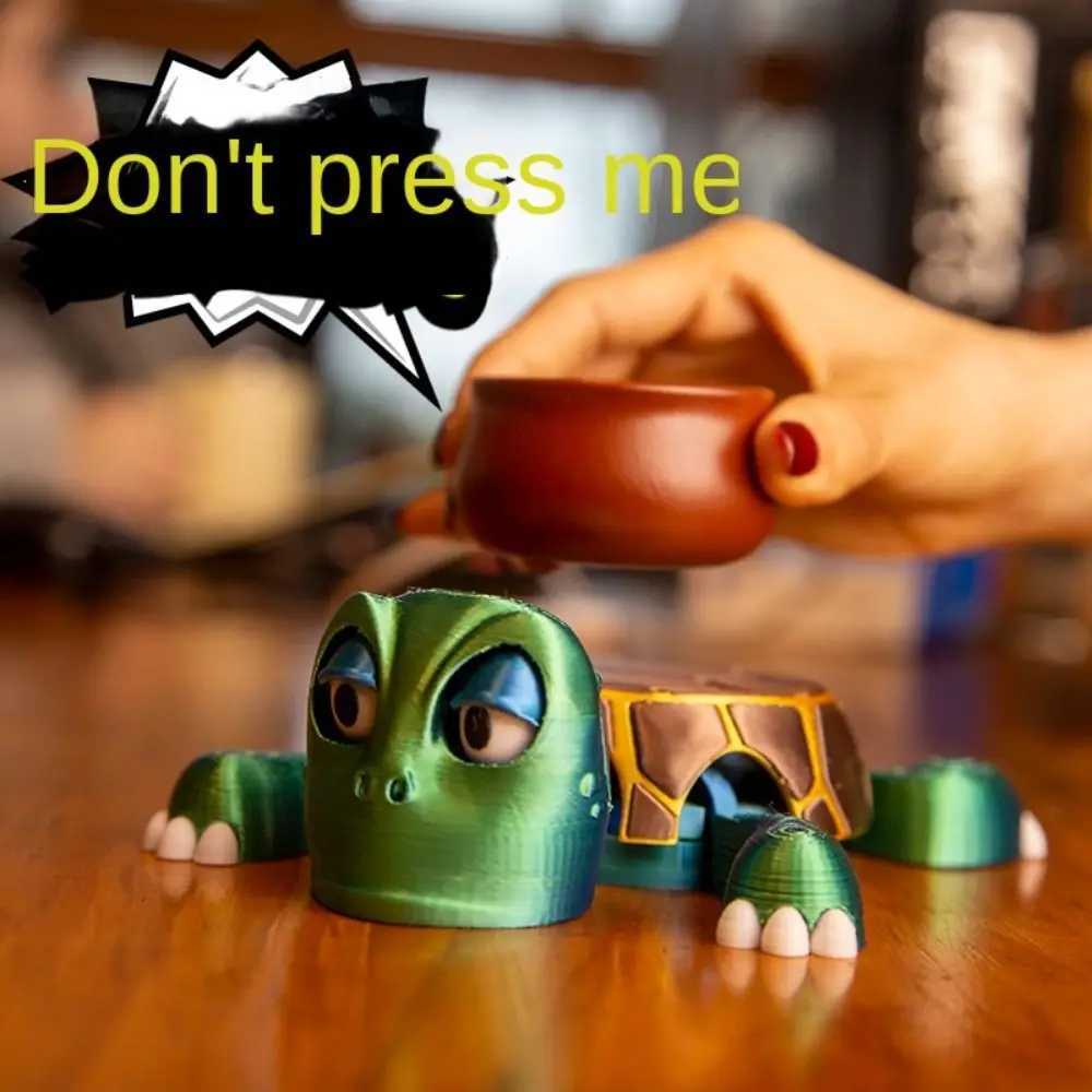 3D Printing Panicked Turtle Coaster PLA Press Machine Turtle Cup Pad Quirky Toys Mug Holder Ornament Turtle Base Cup Mat Home Decoration X250422