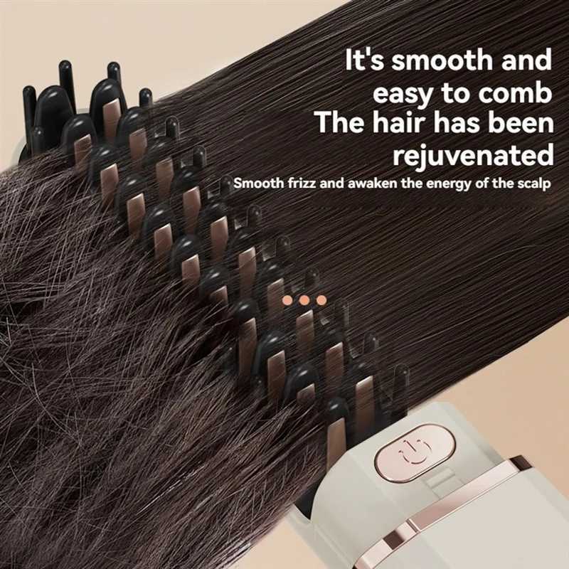 CODENegative Hot Comb Cordless Portable Straightening Brush Mini Hair Straightener For WomenT251122